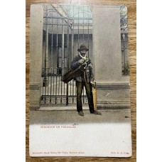 VENDEDORES AMBULANTES EL VENDEDOR DE PARAGUAS ANTIGUA TARJETA POSTAL RARA